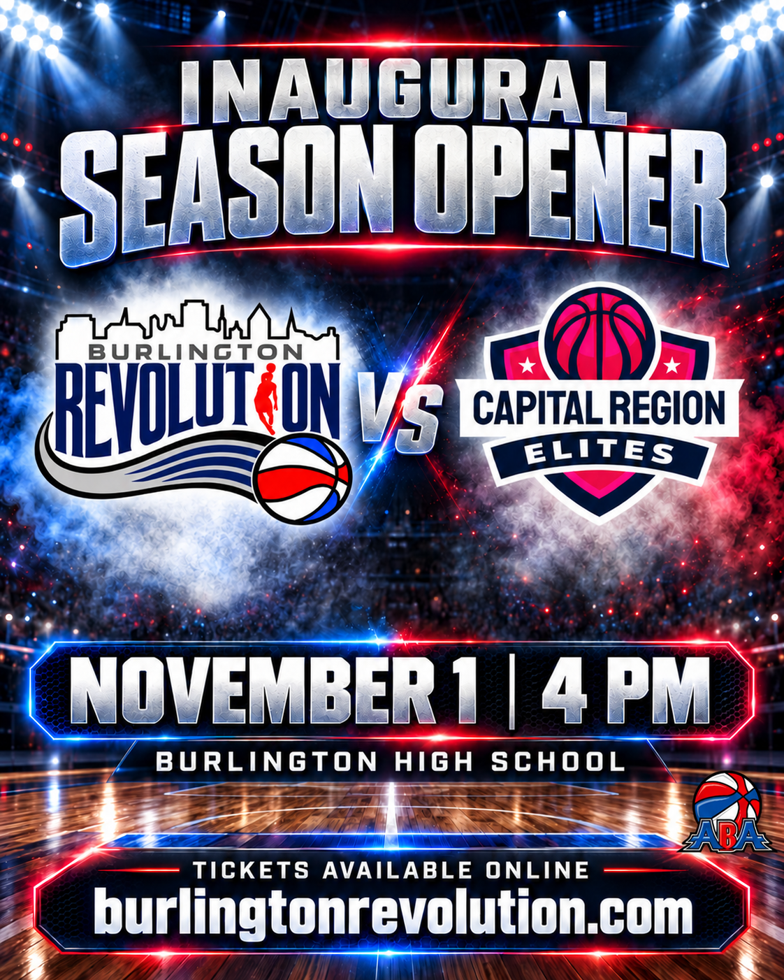 REVOLUTION VS CAPITAL REGION (Home opener)