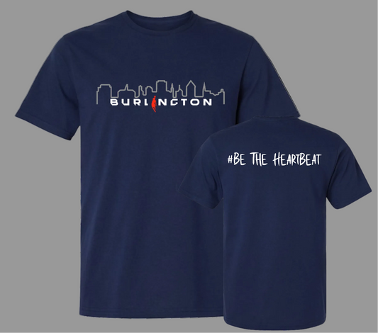 Burlington heartbeat tshirt