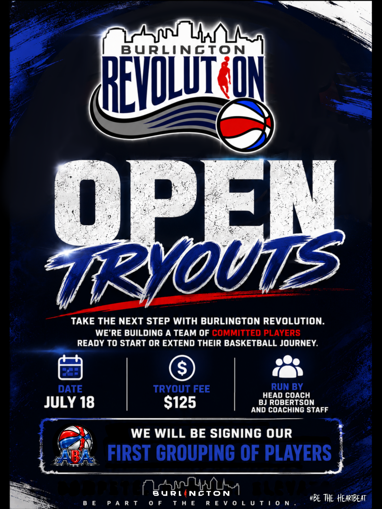 OPEN TRYOUTS July 18th